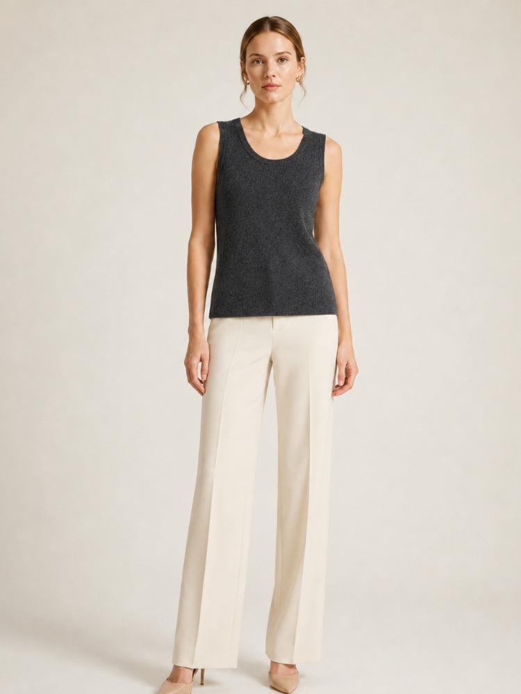 Elowra - Sleeveless Cashmere Tank | The Cashmere Studio