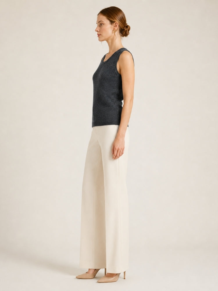 Elowra - Sleeveless Cashmere Tank | The Cashmere Studio
