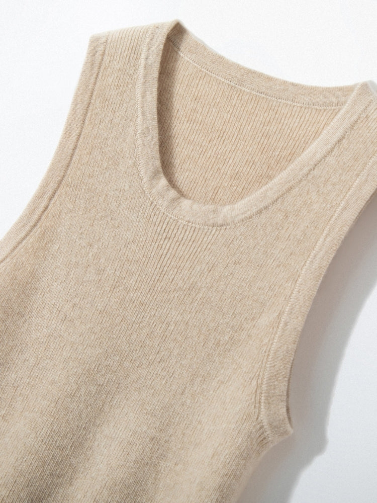 Elowra - Sleeveless Cashmere Tank | The Cashmere Studio