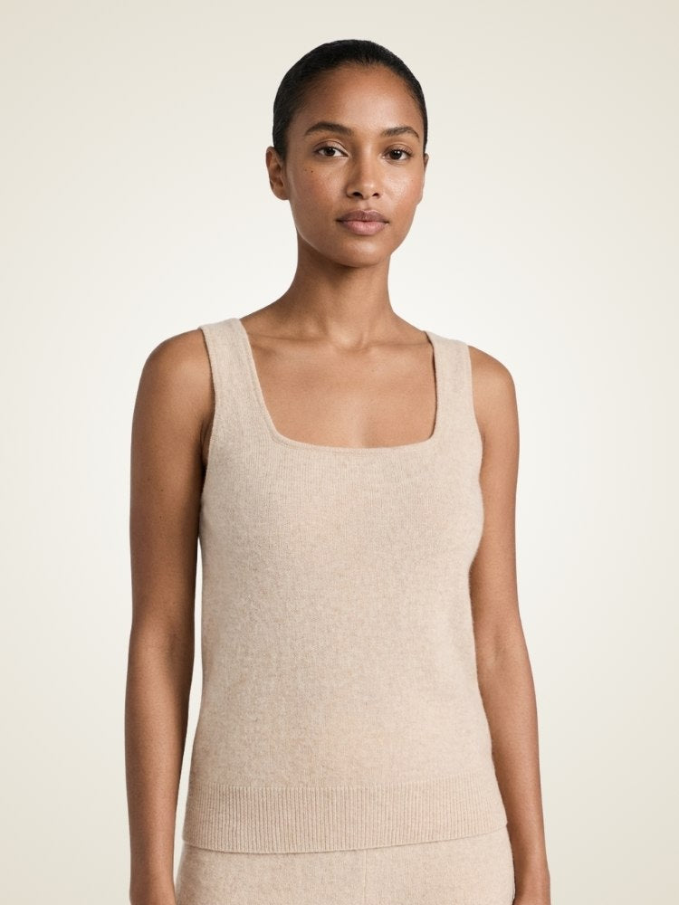 Elyssandra - Cashmere Tank Top | The Cashmere Studio