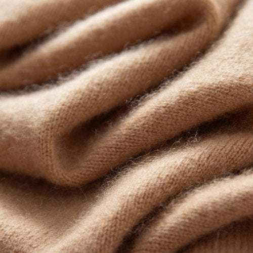 Evessa - Two-Tone Cashmere Cardigan | The Cashmere Studio