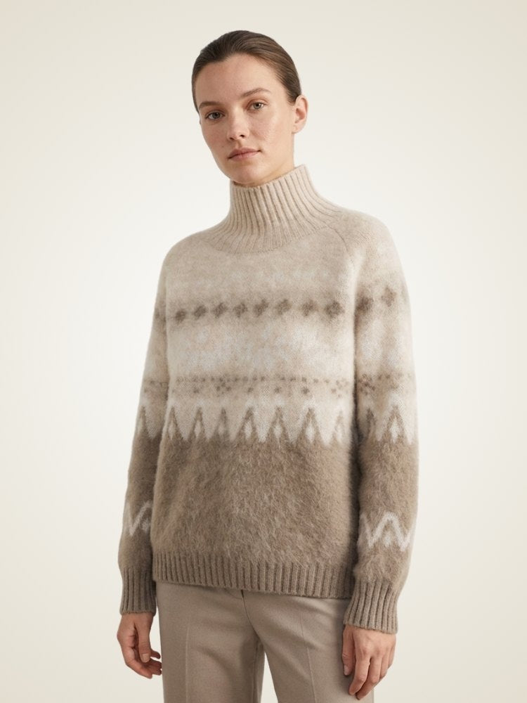 Faralyn - Brushed Cashmere Sweater | The Cashmere Studio
