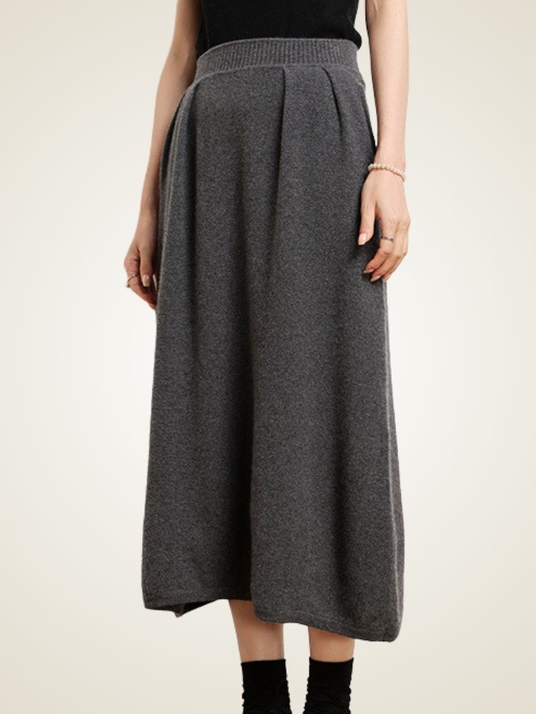 Tana - Balloon Cashmere Skirt