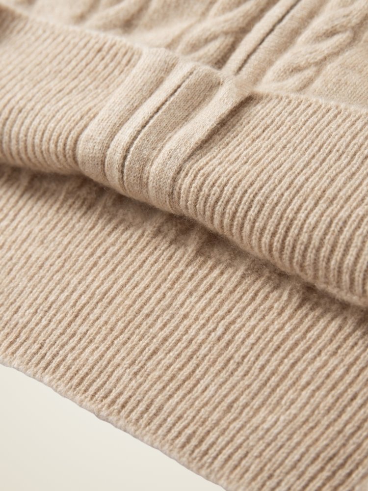 Marisel - Hooded Cashmere Cardigan | The Cashmere studio