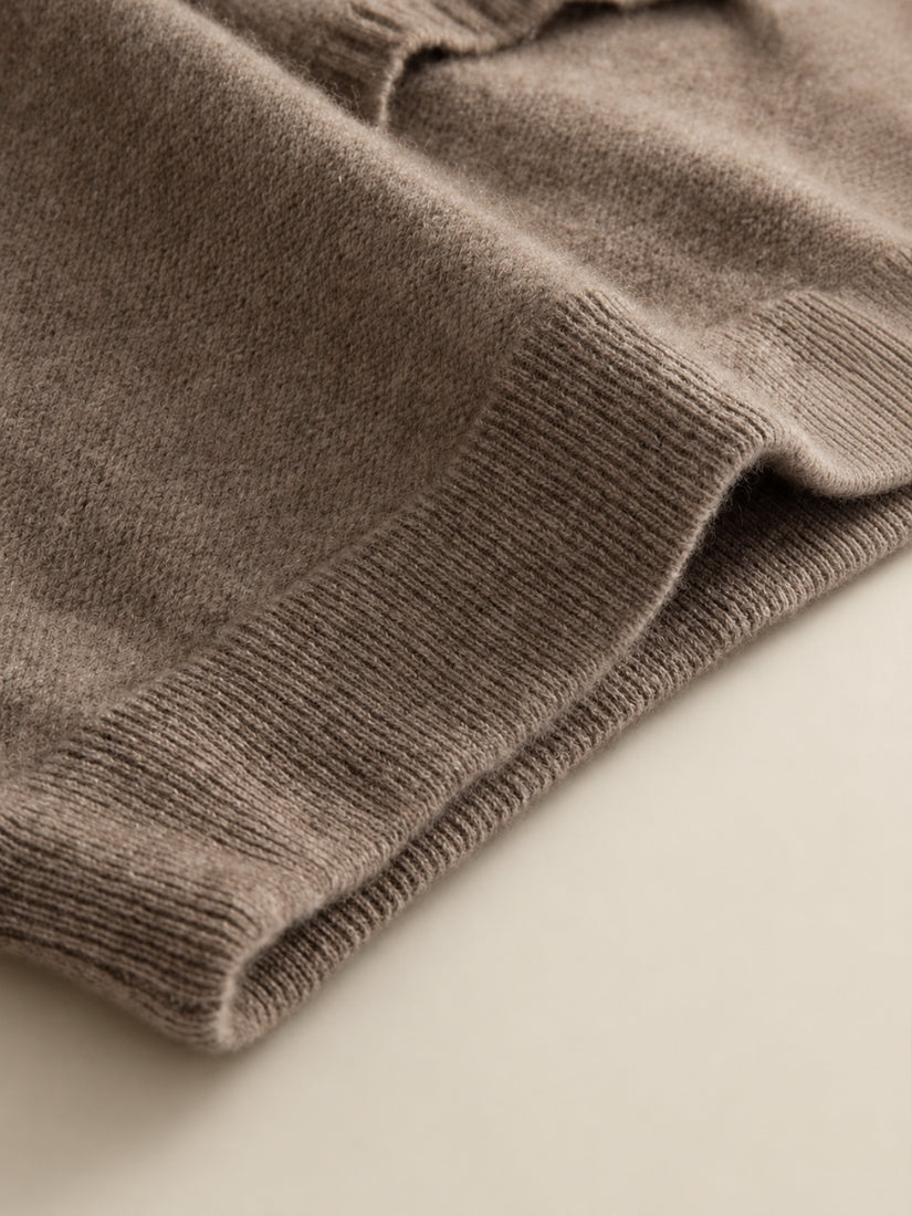 Keiralen — Long Cashmere Skirt Detail | The Cashmere Studio