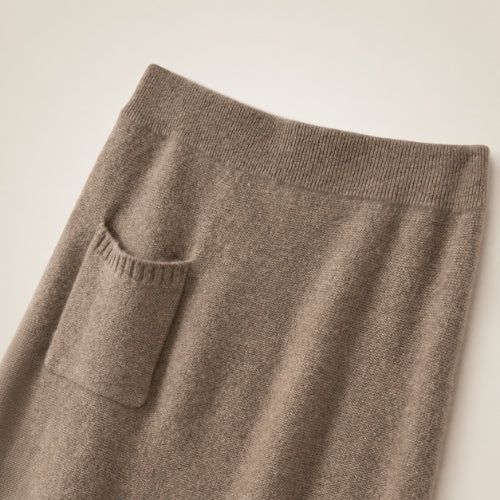 Keiralen — Long Cashmere Midi Skirt | The Cashmere Studio