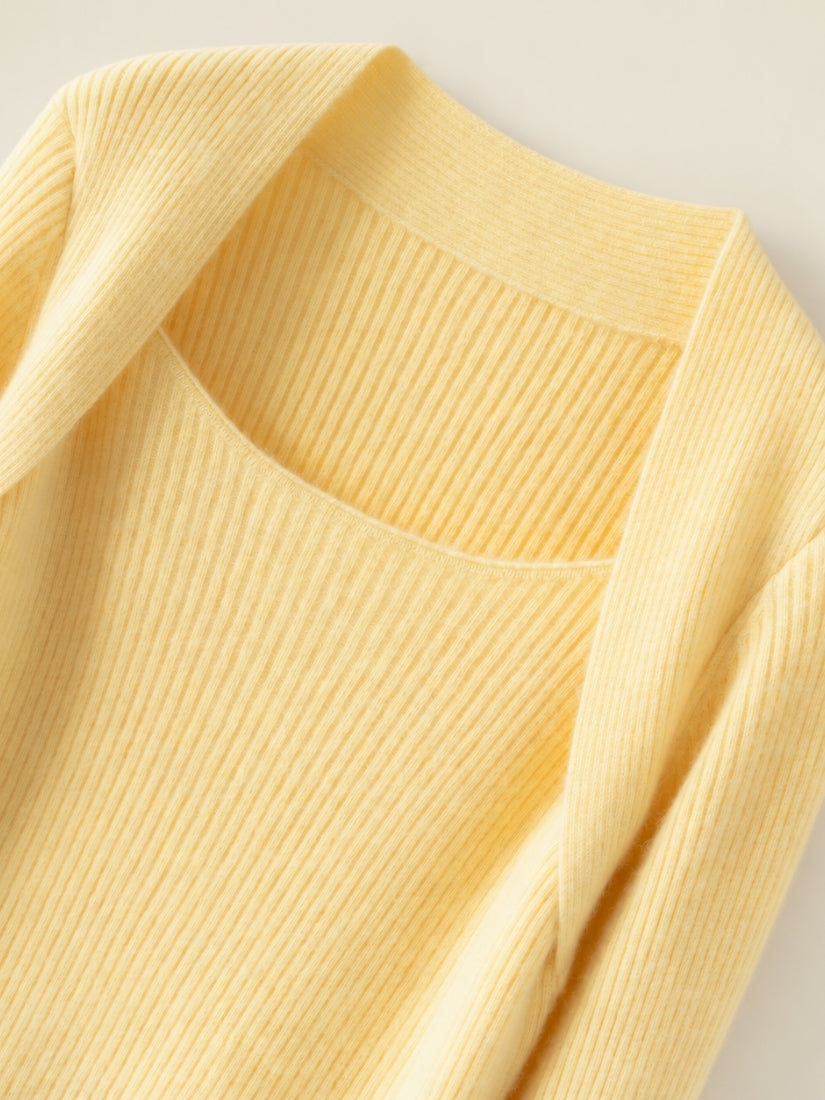 Kirelda - Faux Two-Piece Cashmere Sweater | The Cashmere Studio
