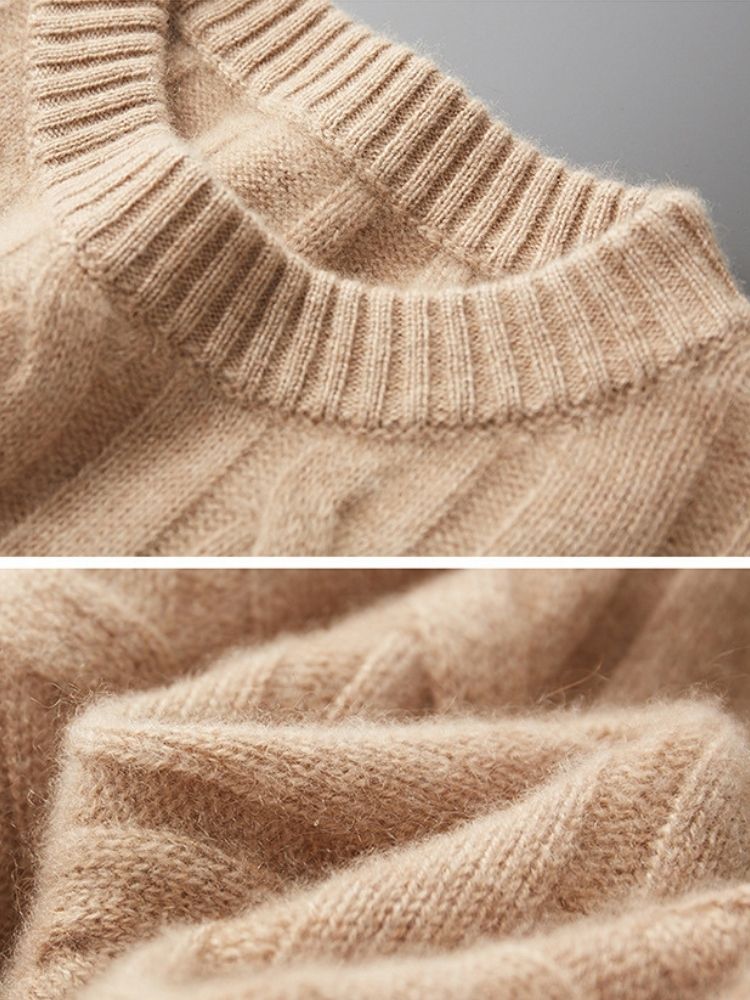 Heath - Cable-Knit Cashmere Sweater | The Cashmere Studio