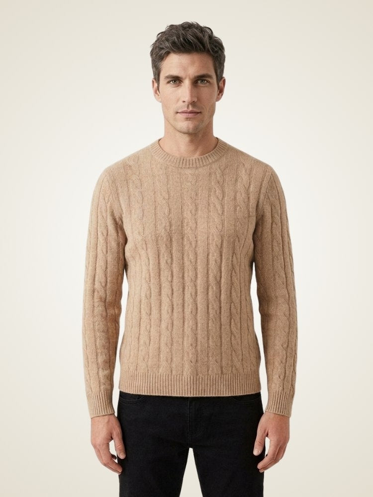 Heath - Cable-Knit Cashmere Sweater | The Cashmere Studio