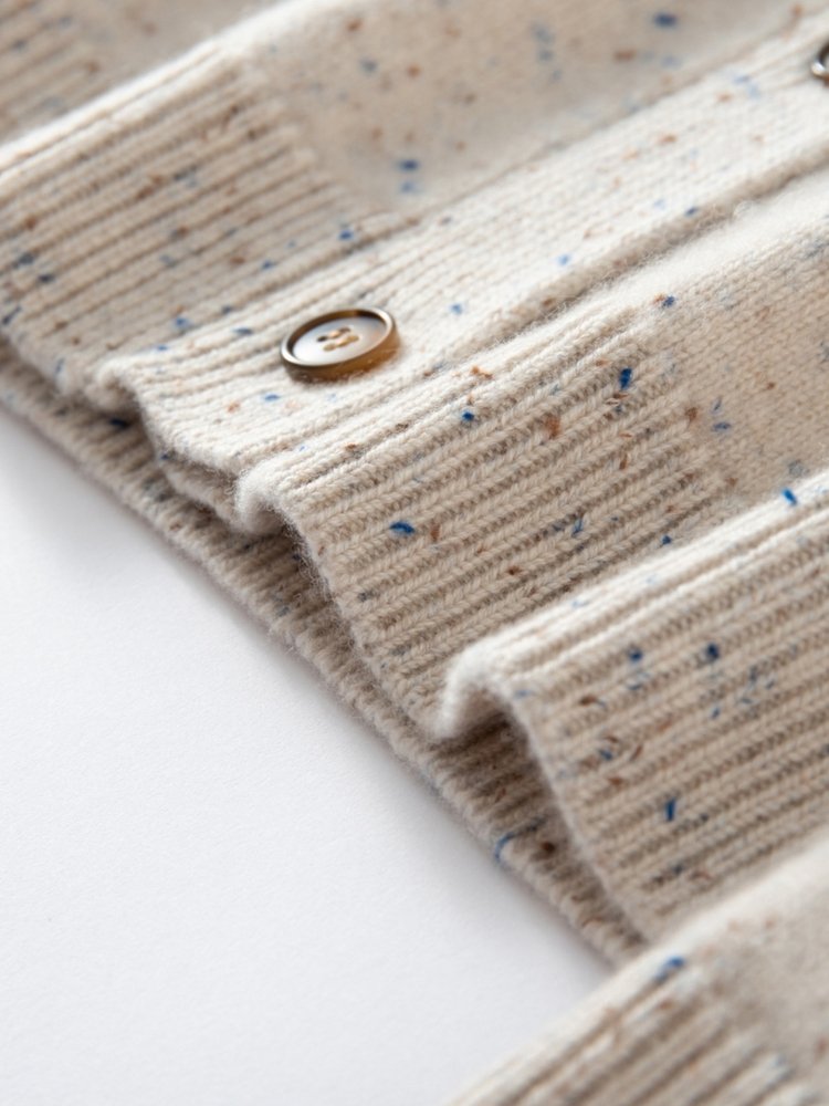 Seralisse - Speckled Cashmere Cardigan | The Cashmere Studio