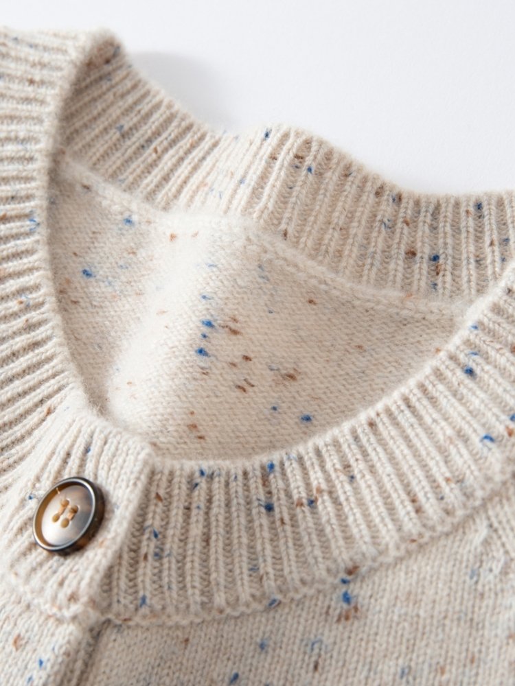 Seralisse - Speckled Cashmere Cardigan | The Cashmere Studio