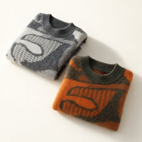 Lior - Jacquard Cashmere Sweater | The Cashmere Studio