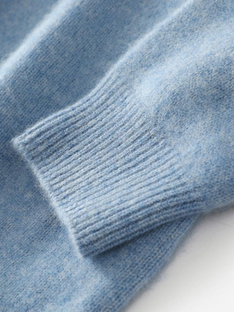 August - Men's Crewneck Cashmere Sweater | The Cashmere Studio
