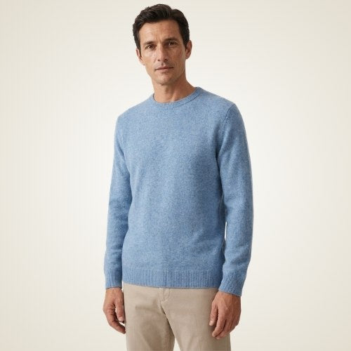 August - Crewneck Cashmere Sweater | The Cashmere Studio
