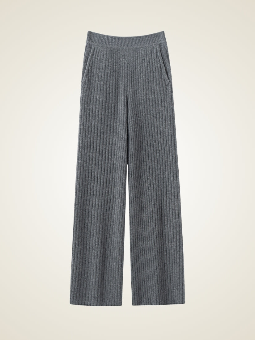 Naralisse - Dark Gray Cashmere Pants | The Cashmere Studio
