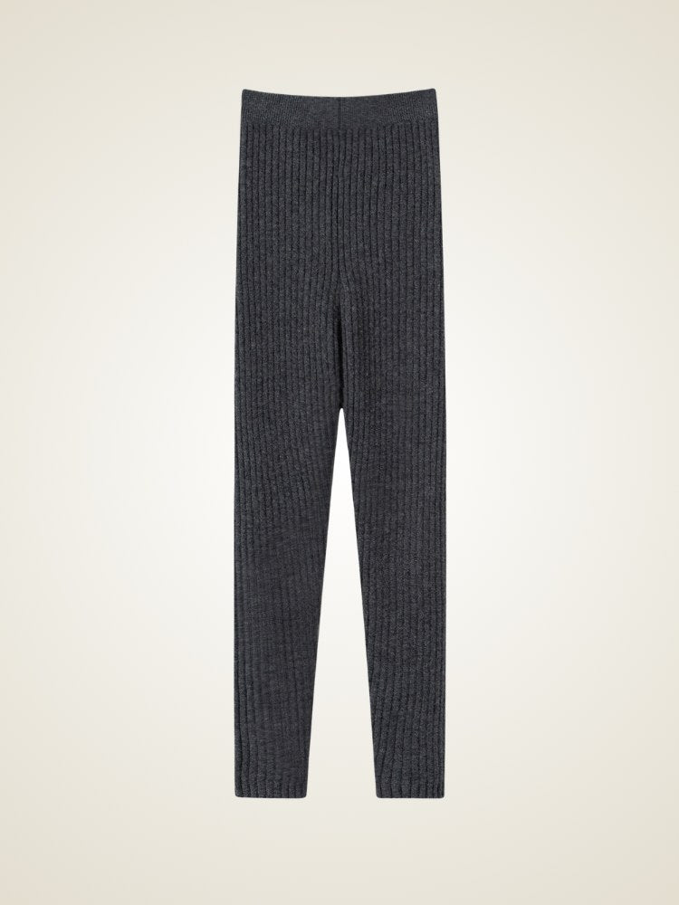 Novessa - Ribbed Cashmere Legging | The Cashmere Studio