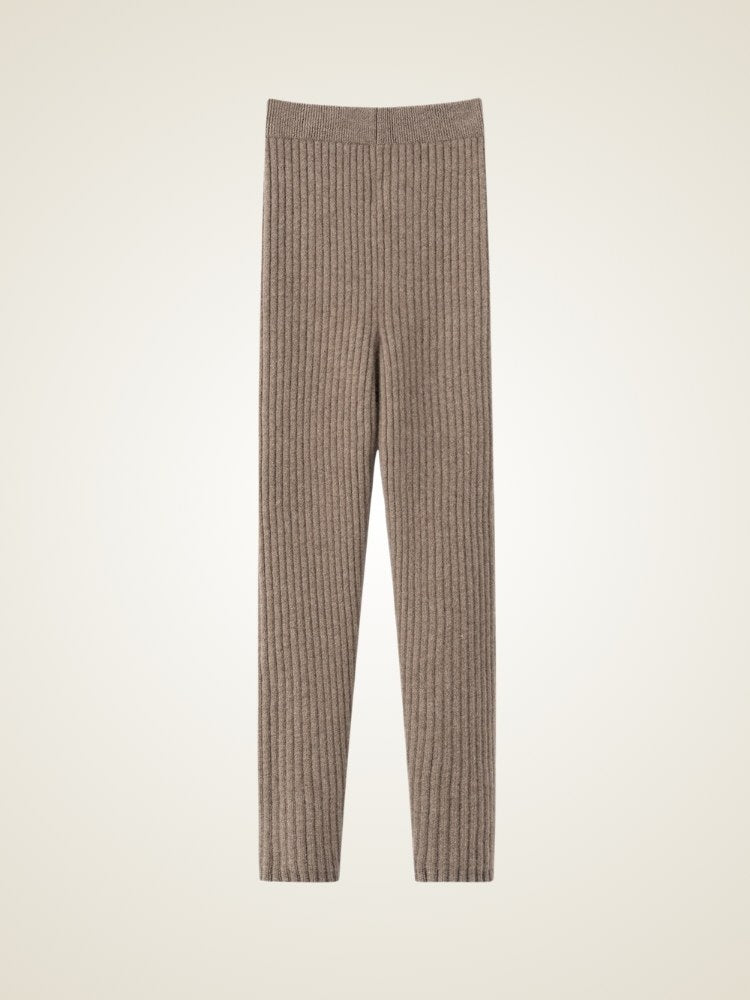 Novessa - Ribbed Cashmere Legging | The Cashmere Studio