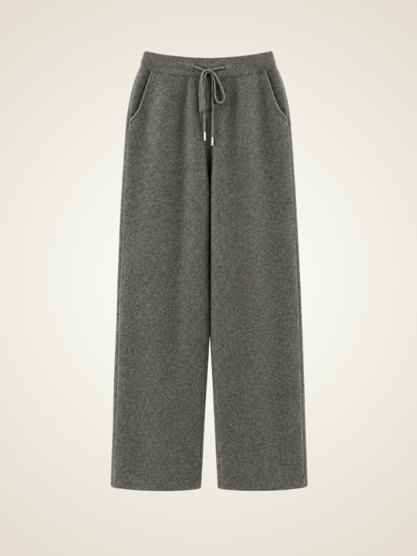 Orian — Gray Tapered Cashmere Jogger Pants | The Cashmere Studio