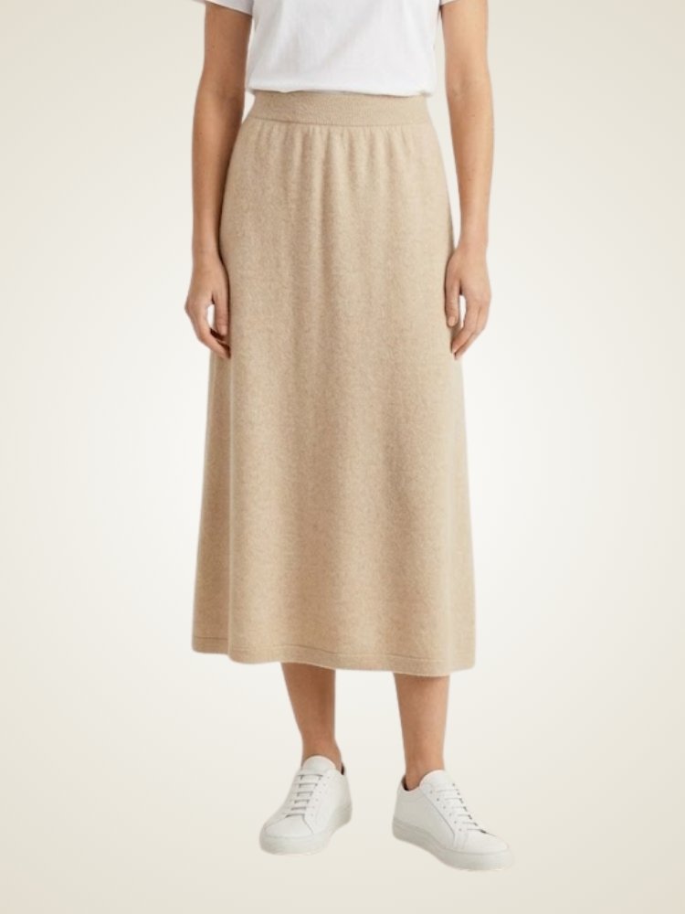 Quelina - Cashmere Skirt | The Cashmere Studio