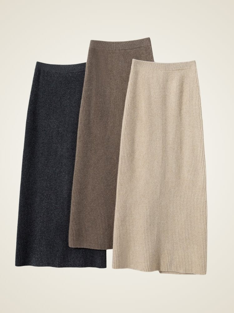 Ravelia - Ribbed Cashmere Set | The Cashmere Studio