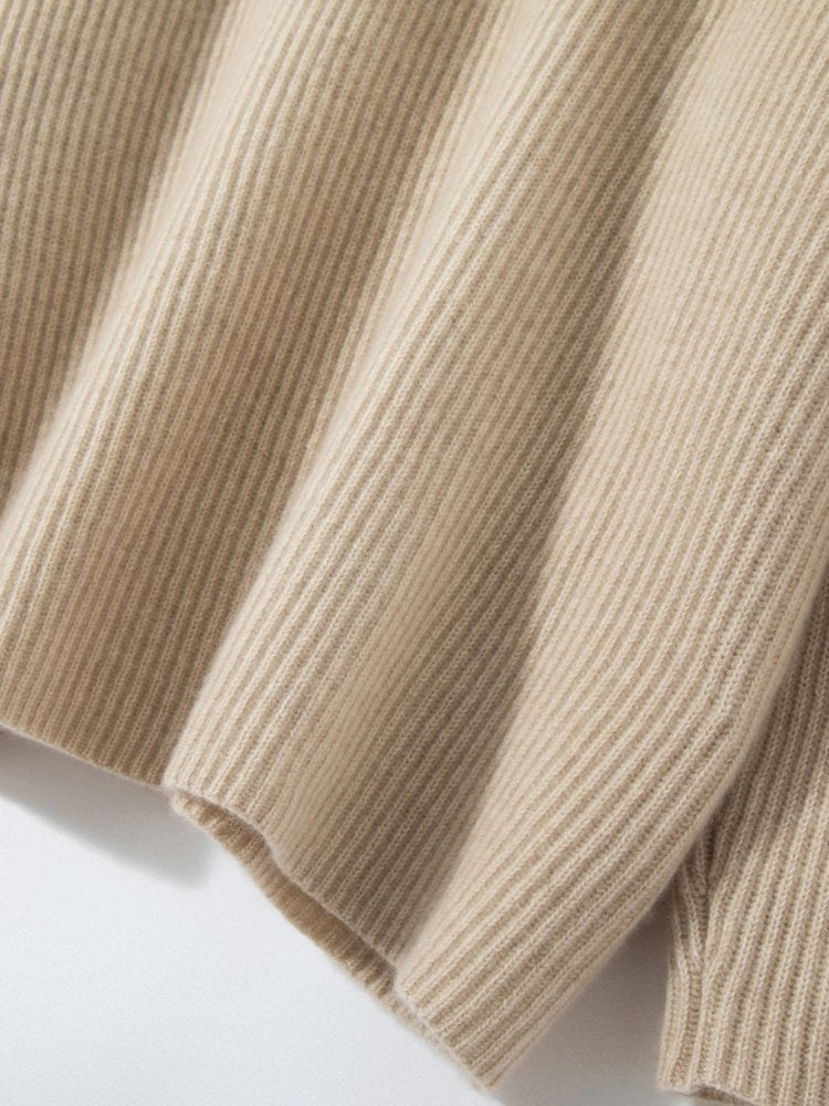 Ravelia - Ribbed Cashmere Sweater | The Cashmere Studio
