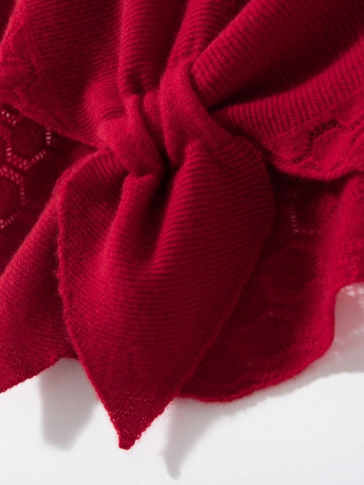 Reliana - Openwork Cashmere Shawl | The Cashmere Studio