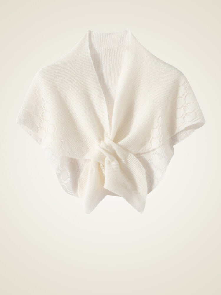 Reliana - Openwork Cashmere Shawl | The Cashmere Studio