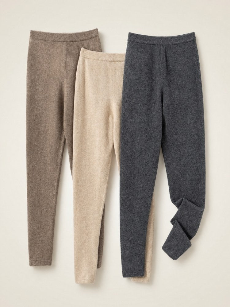 Sarvella - High-Waist Cashmere Pant | The Cashmere Studio