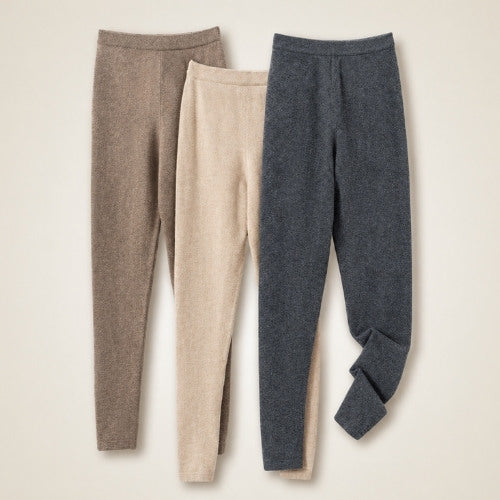 Sarvella - High-Waist Cashmere Pant | The Cashmere Studio