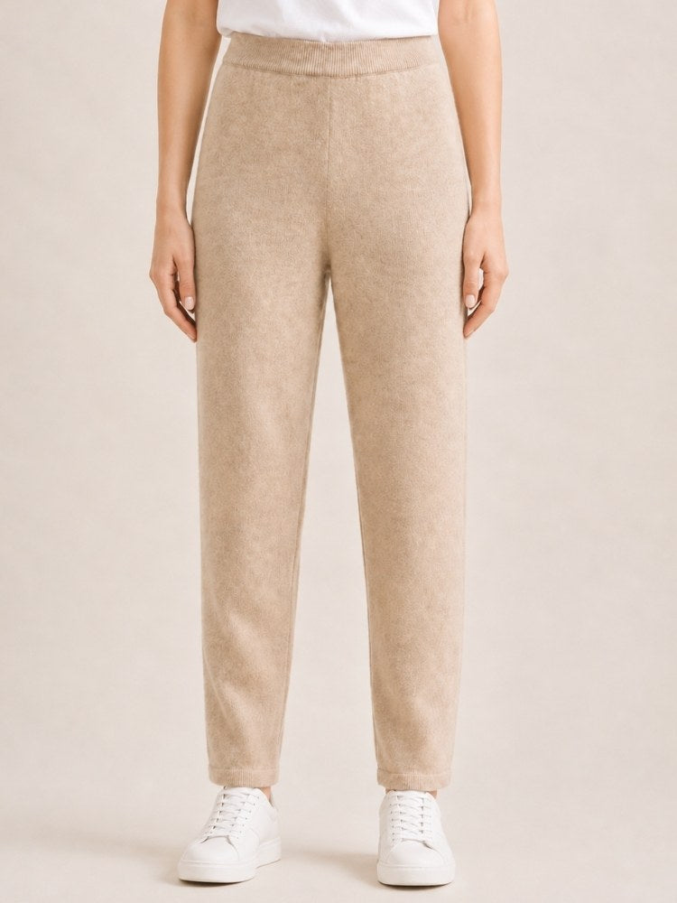 Sarvella - High-Waist Cashmere Pant | The Cashmere Studio