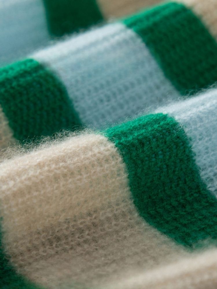 Elyndra - Seaside Stripes Cashmere Sweater | The Cashmere Studio