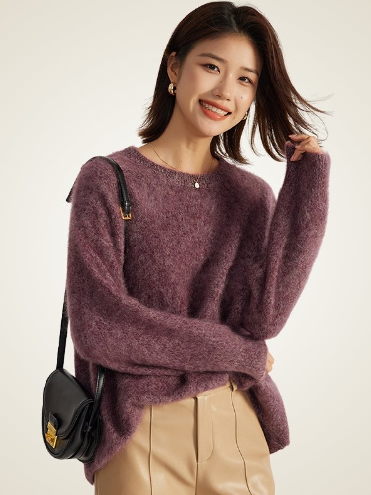 Everis - Brushed Cashmere Sweater | The Cashmere Studio