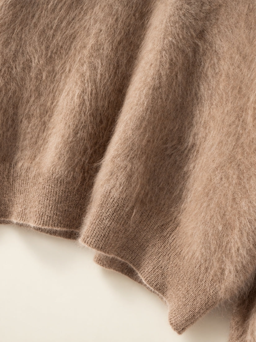 Sylviane — Brushed Cashmere Sweater | The Cashmere Studio