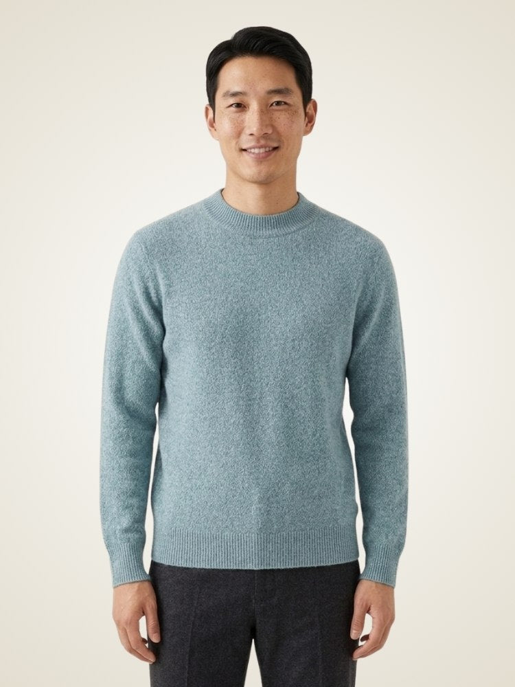 Forest - Cashmere Crewneck Sweater | The Cashmere Studio