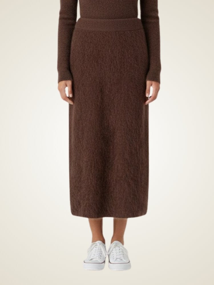 Ulissa - Brushed Cashmere Skirt | The Cashmere Studio