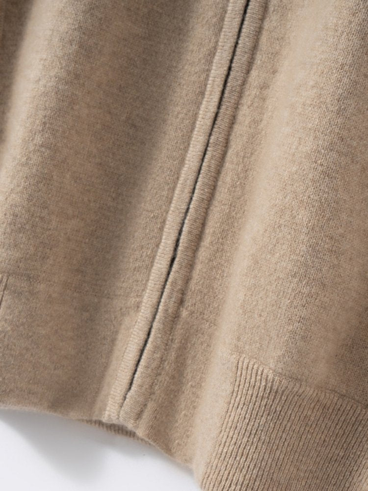 Valen - Cashmere Zip Up Cardigan | The Cashmere Studio