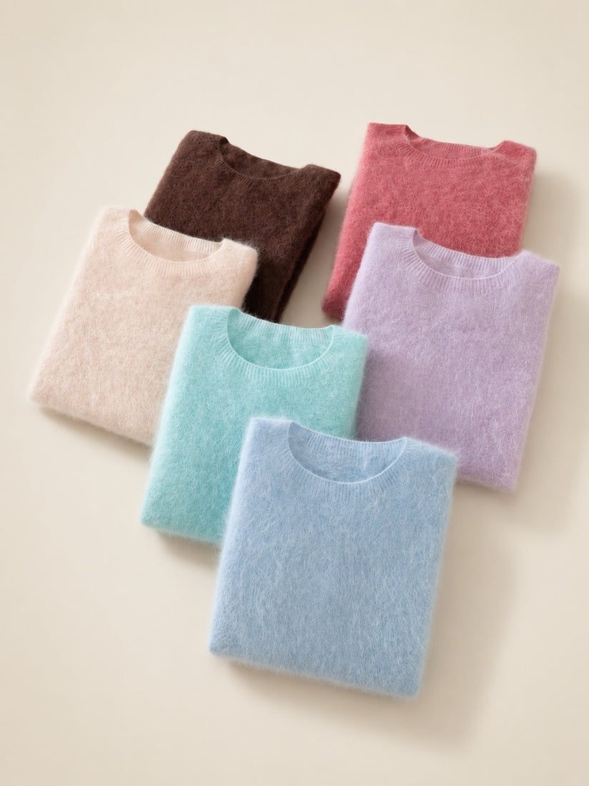 Vanoria - Brushed Cashmere Sweater | The Cashmere Studio