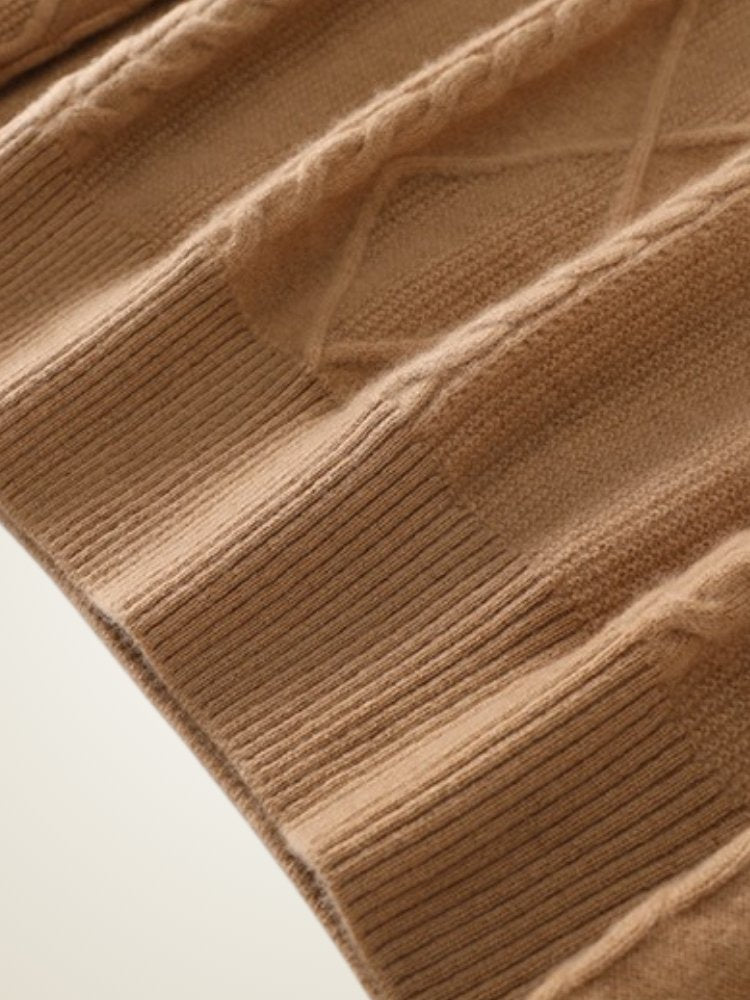 Vilaria - Half-Zip Cashmere Sweater | The Cashmere Studio