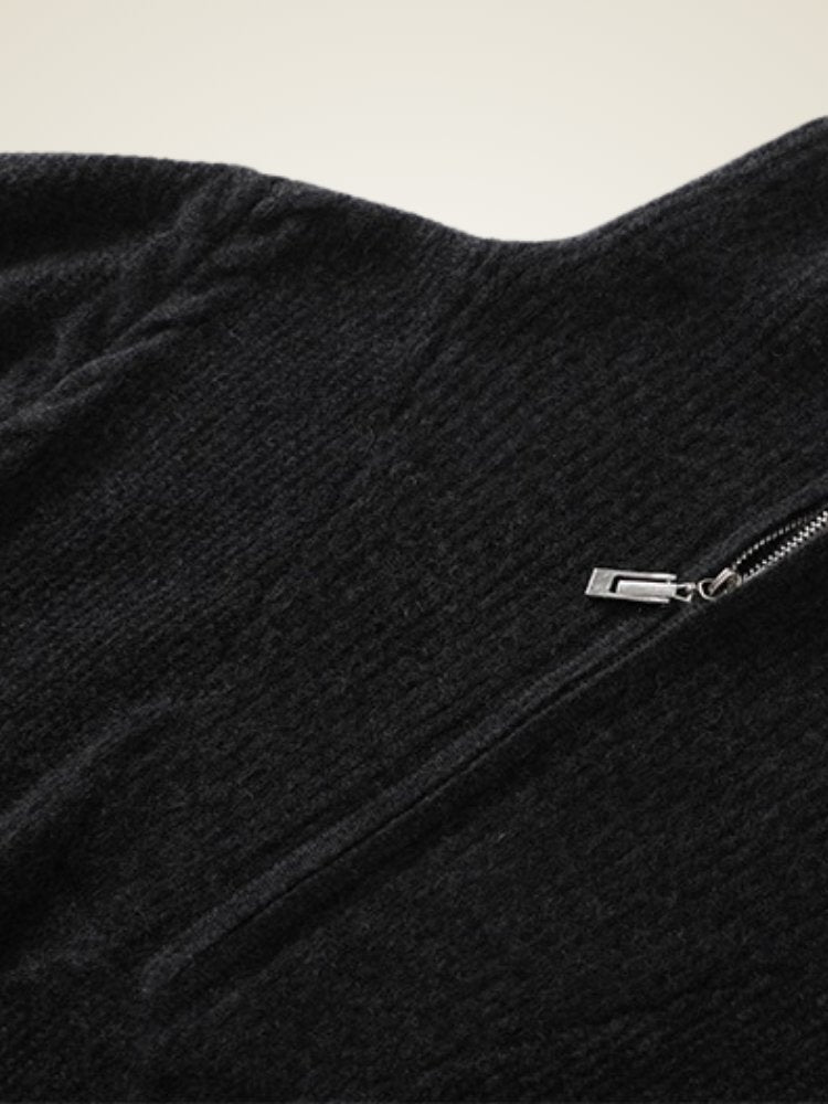 Vilaria - Half-Zip Cashmere Sweater | The Cashmere Studio