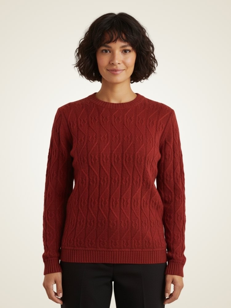 Elaris - Cable-Knit Cashmere Sweater | The Cashmere Studio