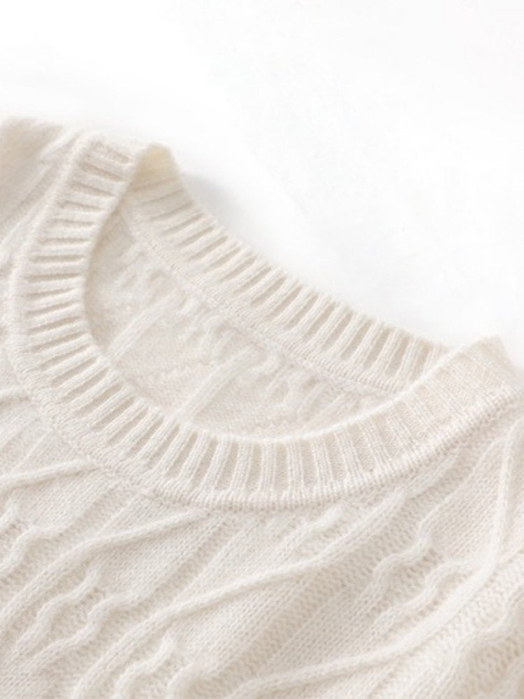 Elaris - Cable-Knit Cashmere Sweater | The Cashmere Studio
