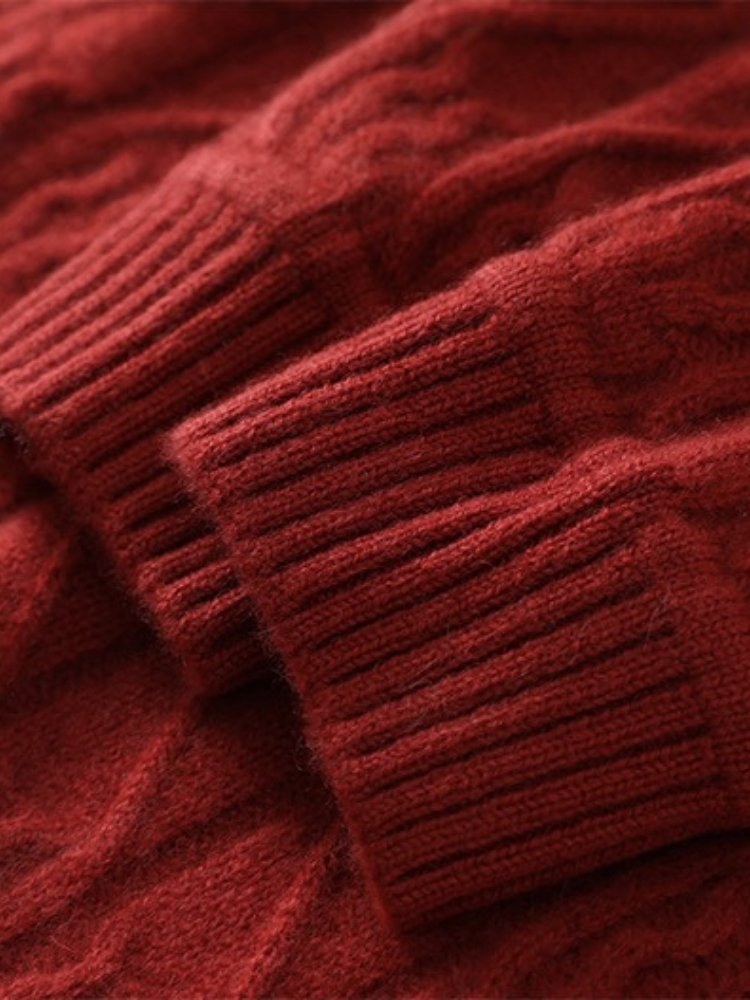 Elaris - Cable-Knit Cashmere Sweater | The Cashmere Studio