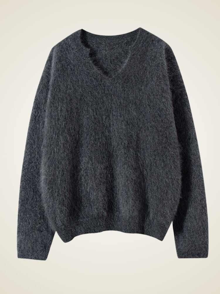 Cerella - V-Neck Cashmere Jumper | The Cashmere Studio