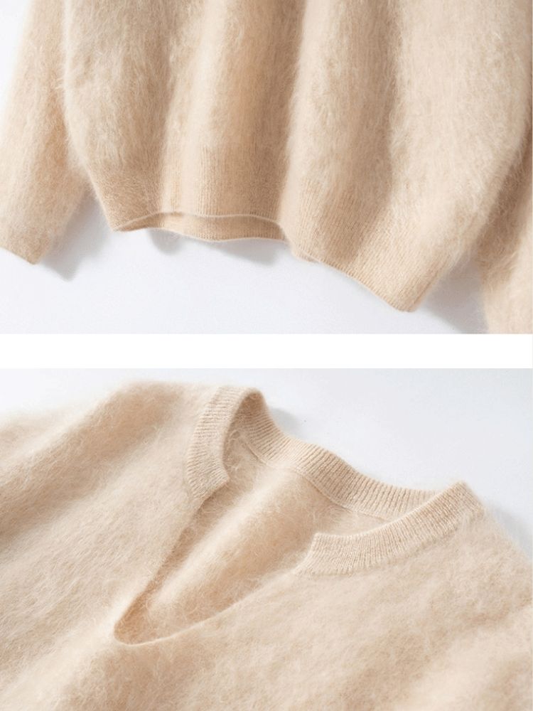 Cerella - V-Neck Cashmere Jumper | The Cashmere Studio