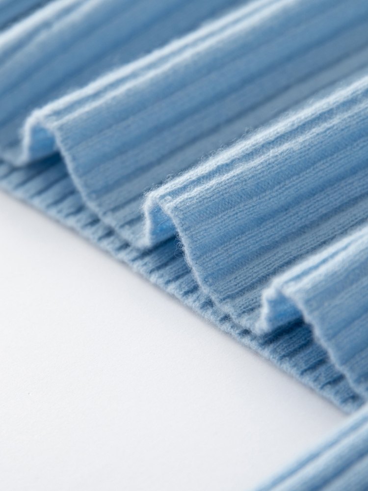 Glyssa - Ribbed Cashmere Polo | The Cashmere Studio