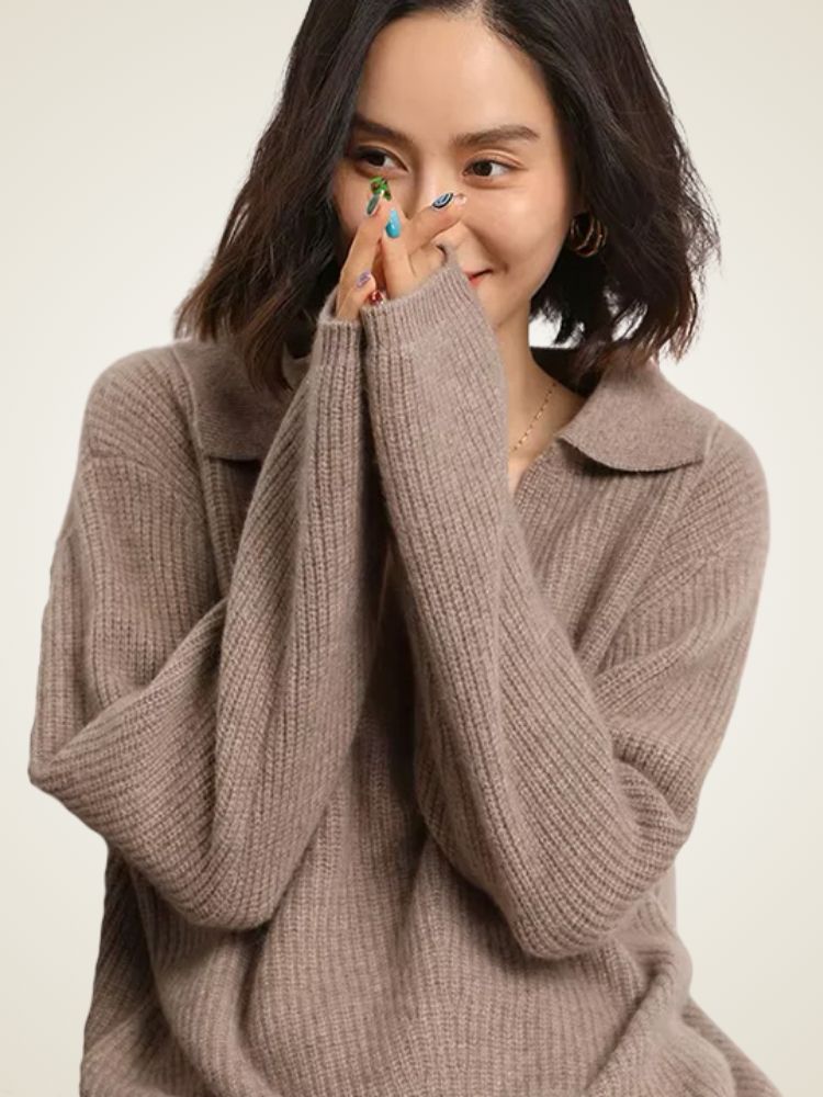 Daisy - V-Neck Cashmere Sweater