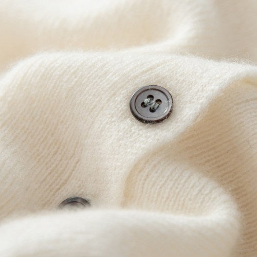 Malenya - Button-Front Cashmere Top | The Cashmere Studio