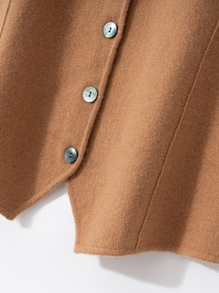 Malia - Cashmere Vest | The Cashmere Studio