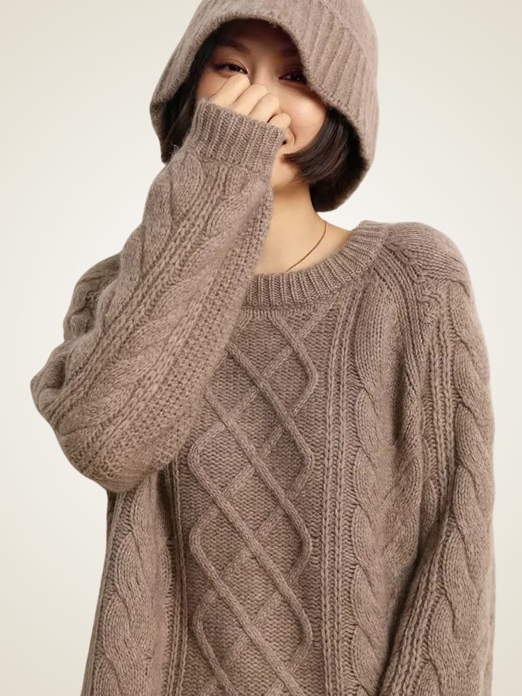 Erin - Crewneck Cashmere Sweater | The Cashmere Studio