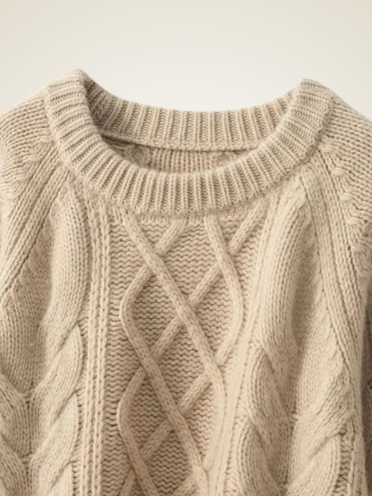 Erin - Crewneck Cashmere Sweater | The Cashmere Studio